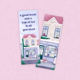 Boekenlegger 'Theewinkeltje'