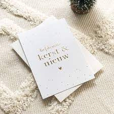 Kerstkaartje 'Kerst & nieuw'