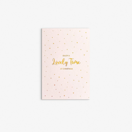 Kerstkaartje 'Lovely Time'