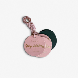 Setje cadeaulabels 'Fairy fabulous'