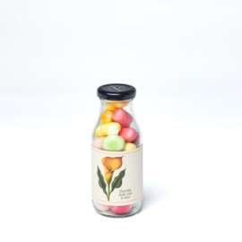 BLOEMEN - Hartelijk dank voor je inzet (4x flesje happy chews)