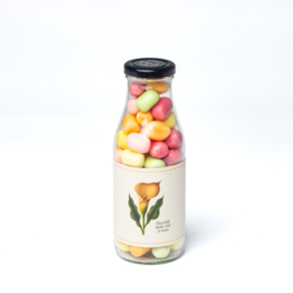 BLOEMEN - Hartelijk dank voor je inzet (4x xl-fles happy chews)