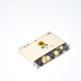BLOEMEN - Om je op te fleuren (4x postgroet choco crisp)