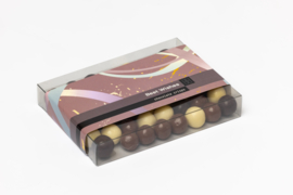 LUXURE LINES - BEST WISHES (x4 postal greeting choco crisp)