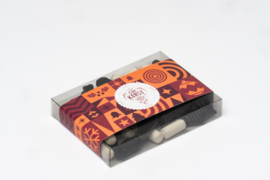 FIJNE KERST rood/oranje 2025 (x4 postgroet dropmix)
