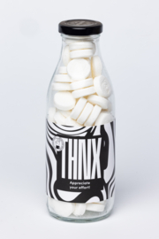 THNX appreciate your effort! (4x fles pepermunt)