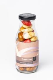 LUXURY LINES -THANK YOU  (x4 bottles coated almonds)