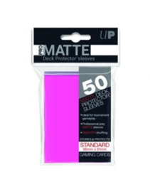 Ultra Pro - Standard Sleeves - Pro-Matte - Non Glare - Bright Pink (50 Sleeves)