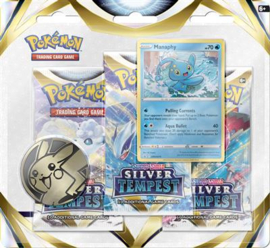 Pokémon TCG Sword & Shield silver Tempest 3-pack Blister - Manaphy