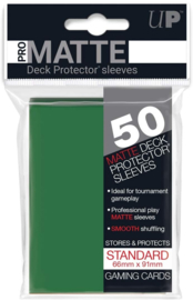 Ultra Pro - Standard Sleeves - Pro-Matte - Non Glare - Green (50 Sleeves)