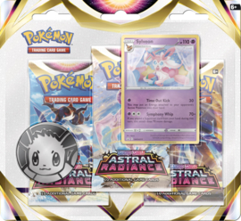 Pokémon TCG Sword & Shield 10 Astral Radiance 3-pack Blister Sylveon