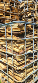 Brandhout restproduct