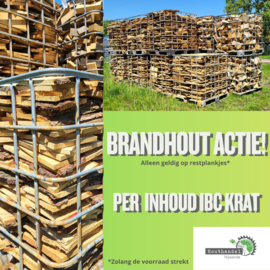 Brandhout restproduct