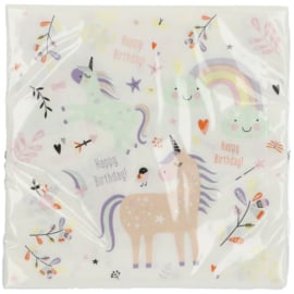 Unicorns & Rainbows Servetten