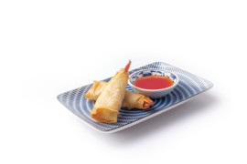 Prawn rolles (2 pieces)