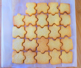 puzzelkoekjes uitstekers (set van 4)