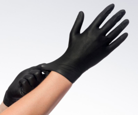 Nitril handschoenen zwart (Small & Medium) 100st