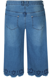 Zhenzi wide leg rupi borduur