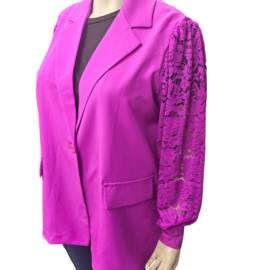 Blazer kant mouw diverse kleuren