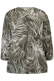 ZE-ZE blouse Leafy