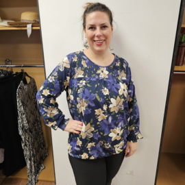 Zhenzi ballontop Elsy blauw