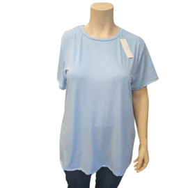 Effen t shirt lang diverse kleuren