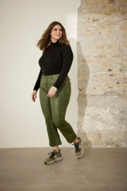 Zhenzi lederlook broek Shake