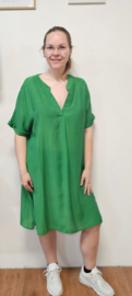 Effen jurk groen
