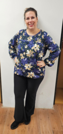 Zhenzi ballontop Elsy blauw