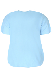 Zhenzi t shirt Fenn lichtblauw