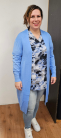 Ze-Ze vest Florian Lichtblauw lang