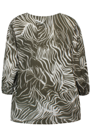 ZE-ZE blouse Leafy