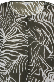 ZE-ZE blouse Leafy