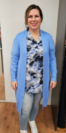 Ze-Ze vest Florian Lichtblauw lang