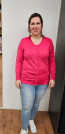 Ze-Ze vest Norma raspberry