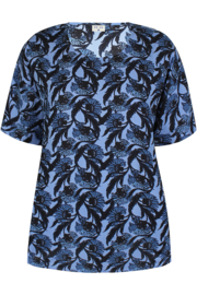 ZE-ZE blouse Relly 610 blauw