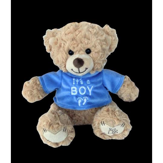 DOTTI BEAR MET T-SHIRT IT'S A BOY 20CM