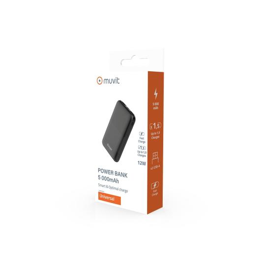 MUVIT TRAVEL POWERBANK 2 USB 5000 mAh