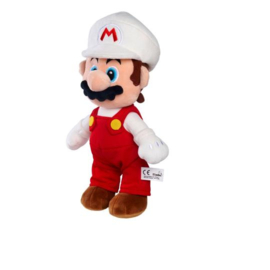 D - SUPER MARIO FIRE MARIO PLUSH 30CM