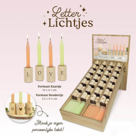 LETTER LICHTJES HOUDER