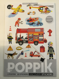 POPPIK - BRANDWEER - DISCOVERY STICKERS - (3-8)