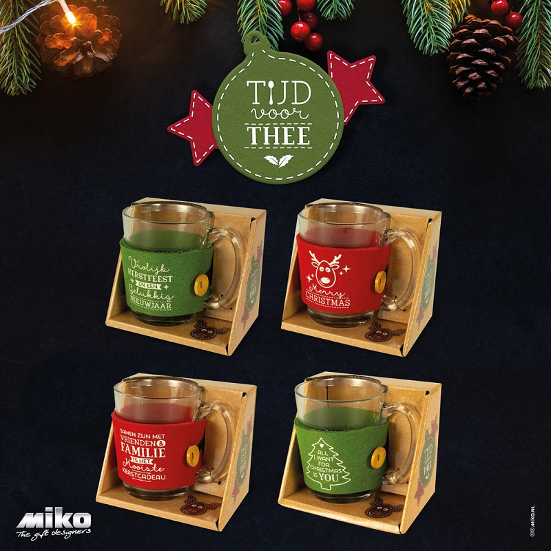 THEEGLAZEN - KERSTCOLLECTIE