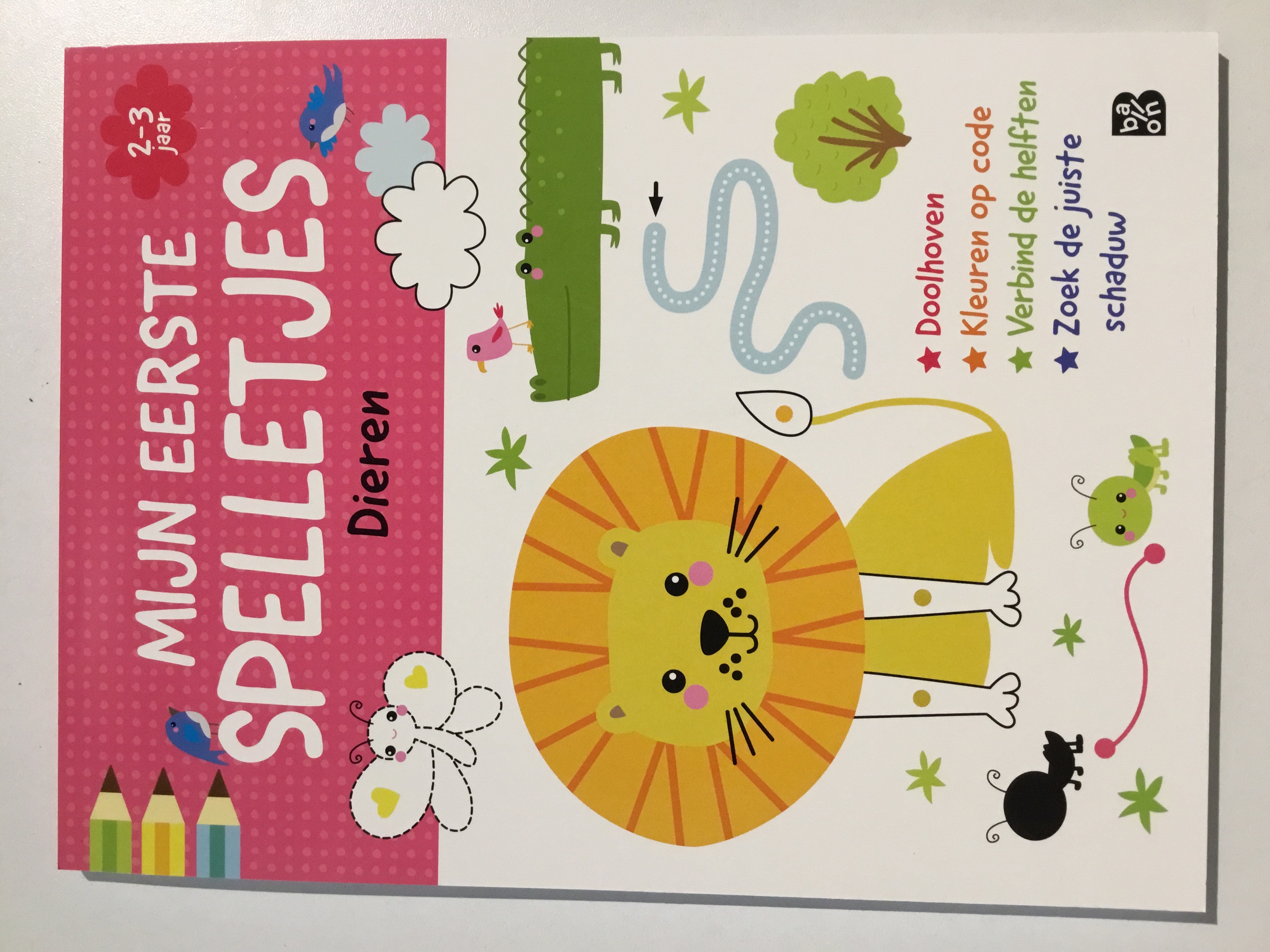 MIJN EERSTE SPELLETJESBLOK 2-3J