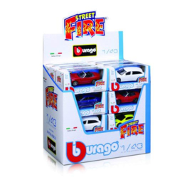 D - BBURAGO STREET FIRE CARS 1:43