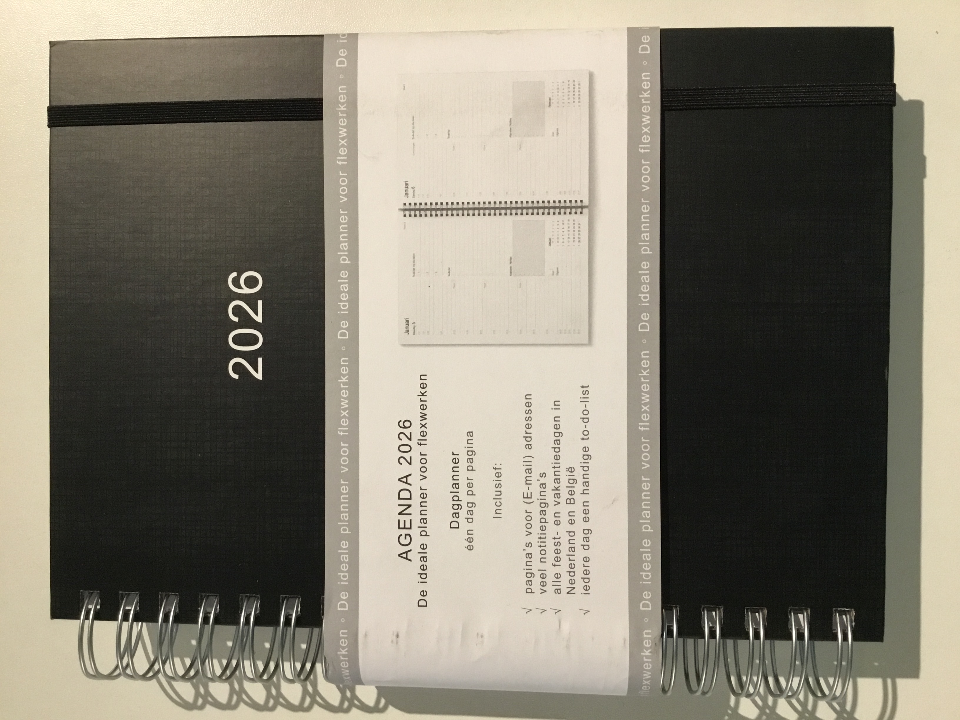 FLEXWERKAGENDA A4 ZWART