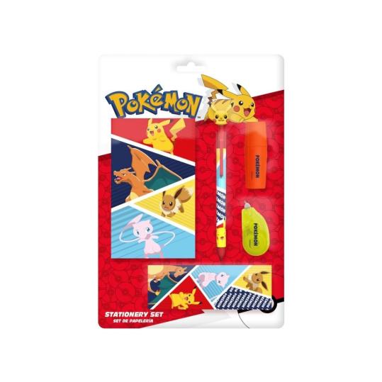 POKEMON STATIONERY SET WITH NOTEBOOK