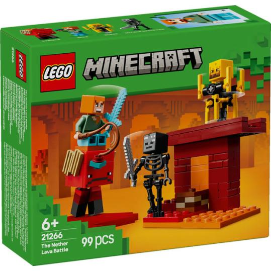 D - LEGO MINECRAFT DE LAVASTRIJD