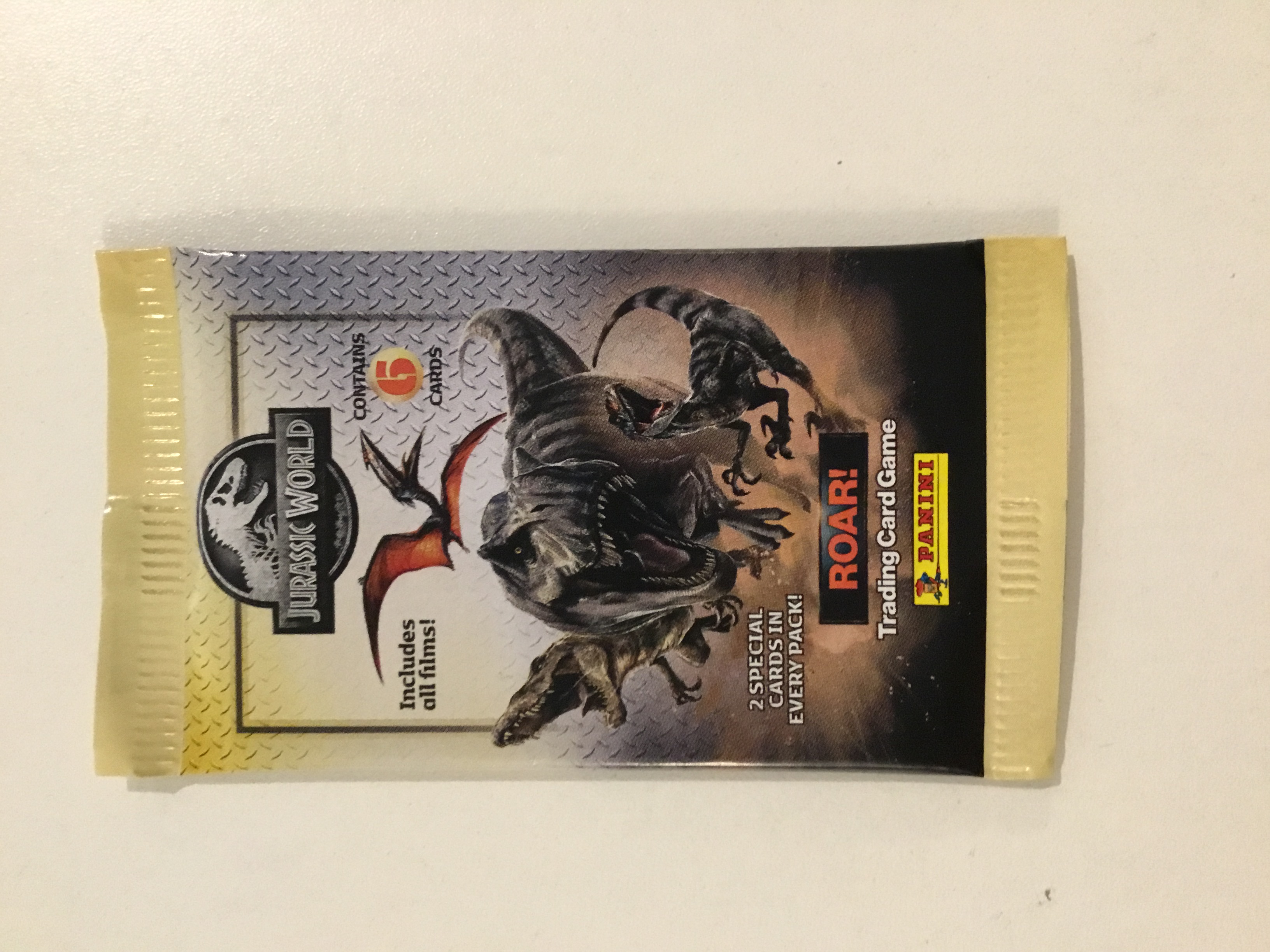 PANINI CARDS JURASSIC WORLD