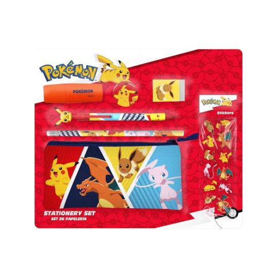 POKEMON STATIONERY SET + PENCIL CASE