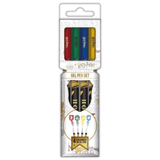 HARRY POTTER - GEL PEN SET 4 KLEUREN